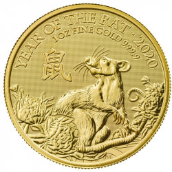 2020 Royal Mint One Ounce Year of the Rat Gold Coin - peninsulahcap