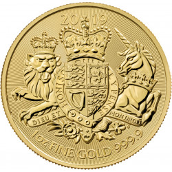 2019 1 Oz Royal Arms Gold Coin - CGT Free - peninsulahcap