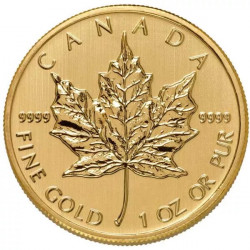 1 oz Canadian Gold Maple Leaf Coin (Common Date) - peninsulahcap