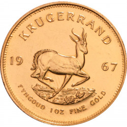 1967 South Africa 1 oz Gold Krugerrand - peninsulahcap