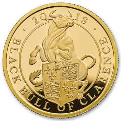 Buy 2018 1 oz British Gold Queen's Beast Black Bull Coins - peninsulahcap