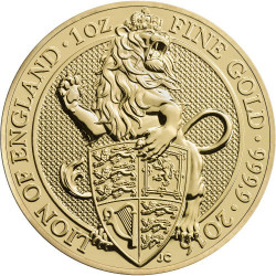 2016 Queen's Beasts 1 OZ Gold Lion Coin - peninsulahcap