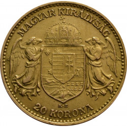 Buy 20 Korona Gold Coin (Hungary) - peninsulahcap