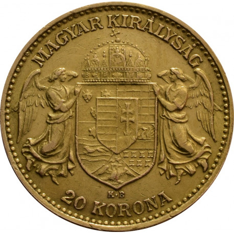 Buy 20 Korona Gold Coin (Hungary) - peninsulahcap