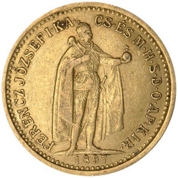 Buy 10 Korona Gold Coin (Hungary, AU) - peninsulahcap