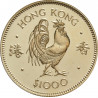 Pièce d'or de 1000 $ de Hong Kong - Années mixtes - magasins de lingots d'or