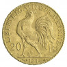 20 francs français - années mixtes - magasins de lingots d'or
