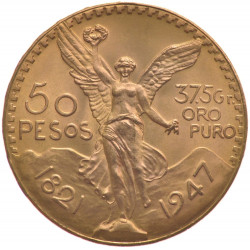 Mexican 50 Pesos - peninsulahcap