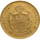 Spanish 25 Pesetas Gold Coin - peninsulahcap