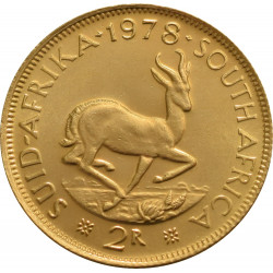 South African 2 Rand Gold Coin - peninsulahcap