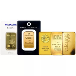 Buy 1 oz Gold Bars Online - Free Shipping - peninsulahcap