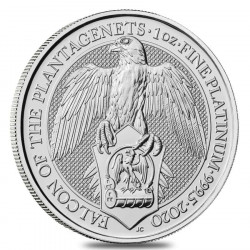 2020 GB 1 oz Platinum Queen's Beasts Falcon - peninsulahcap