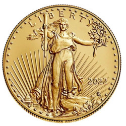 2022 1oz American Eagle Goldmünze