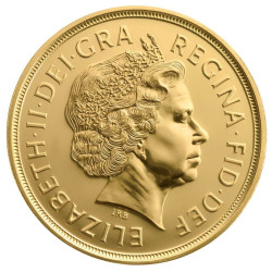 Britische 5-Pfund-Goldmünze (Fünffach-Sovereign)