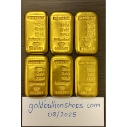 Buy 100g Gold Bar - Cast Certified‎ - peninsulahcap