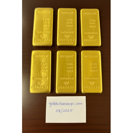 1 Kg Gold Bullion Bars | 99.99% Pure Gold Bars‎ - peninsulahcap